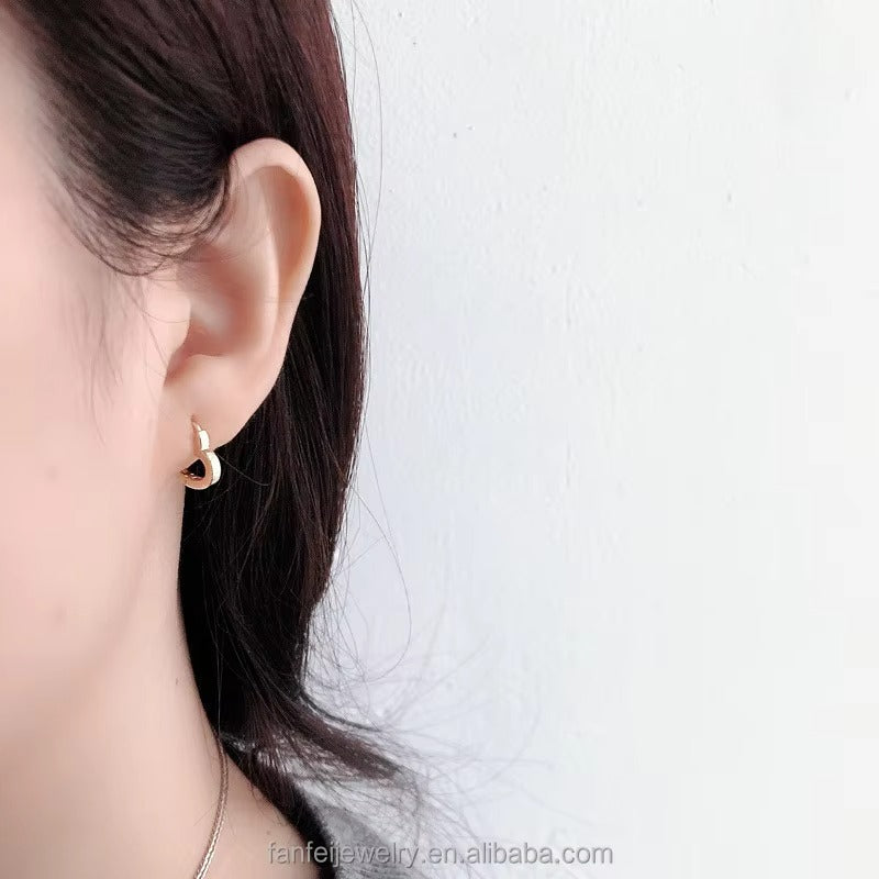 Austin Heart Shape Hoops