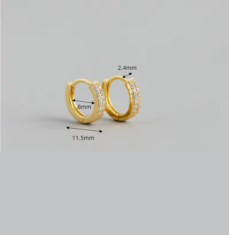 Appleton Crystal Hoops