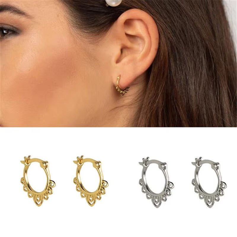 Kira	Hoops Earrings