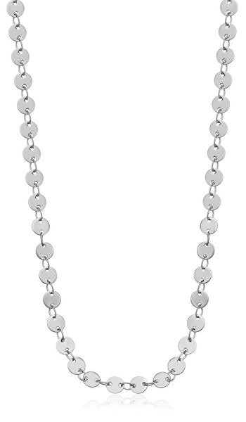 Faye Round Link Necklace | Waterproof Silver