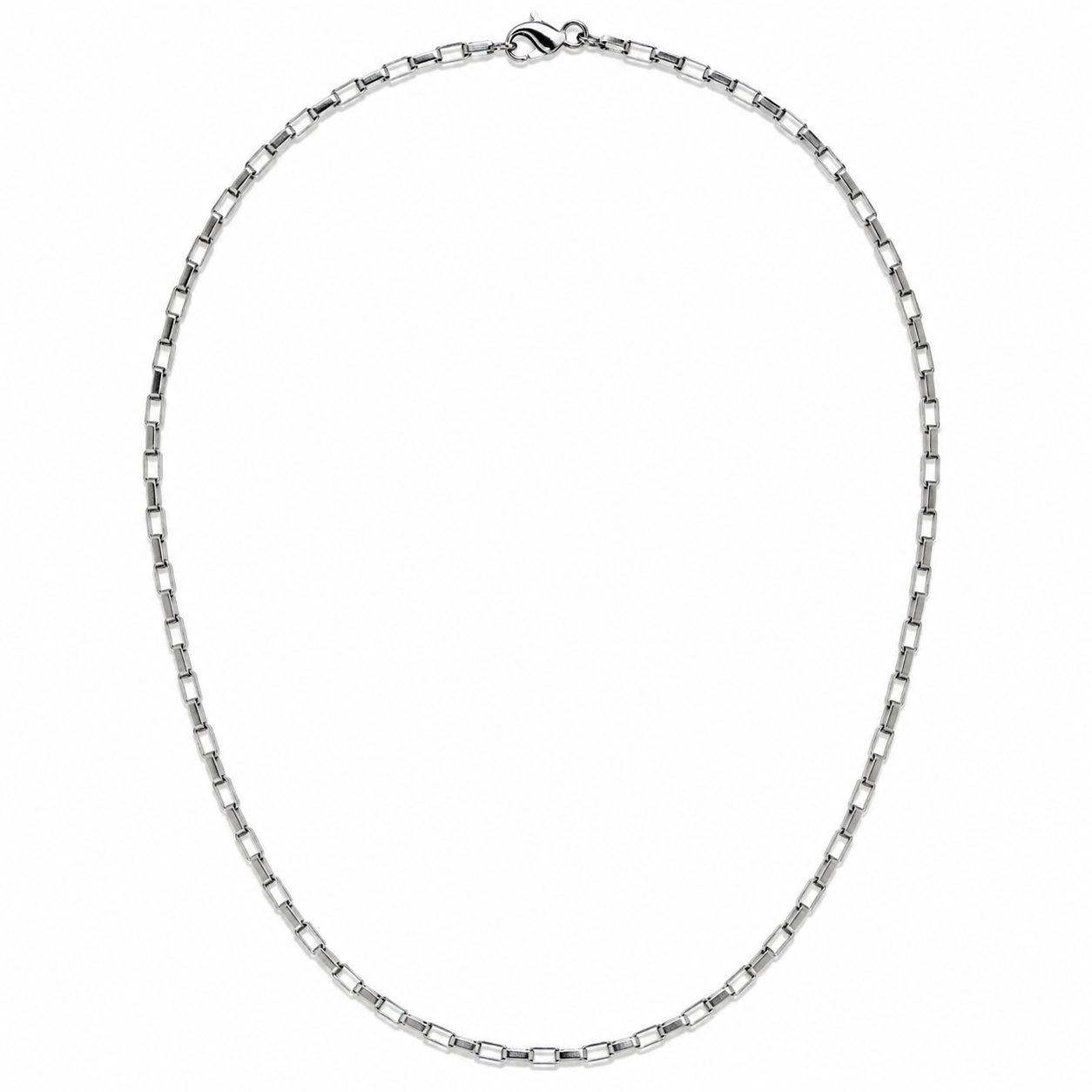 Selly 4mm Paperclip Chain Necklace | Waterproof 18k Gold & Silver