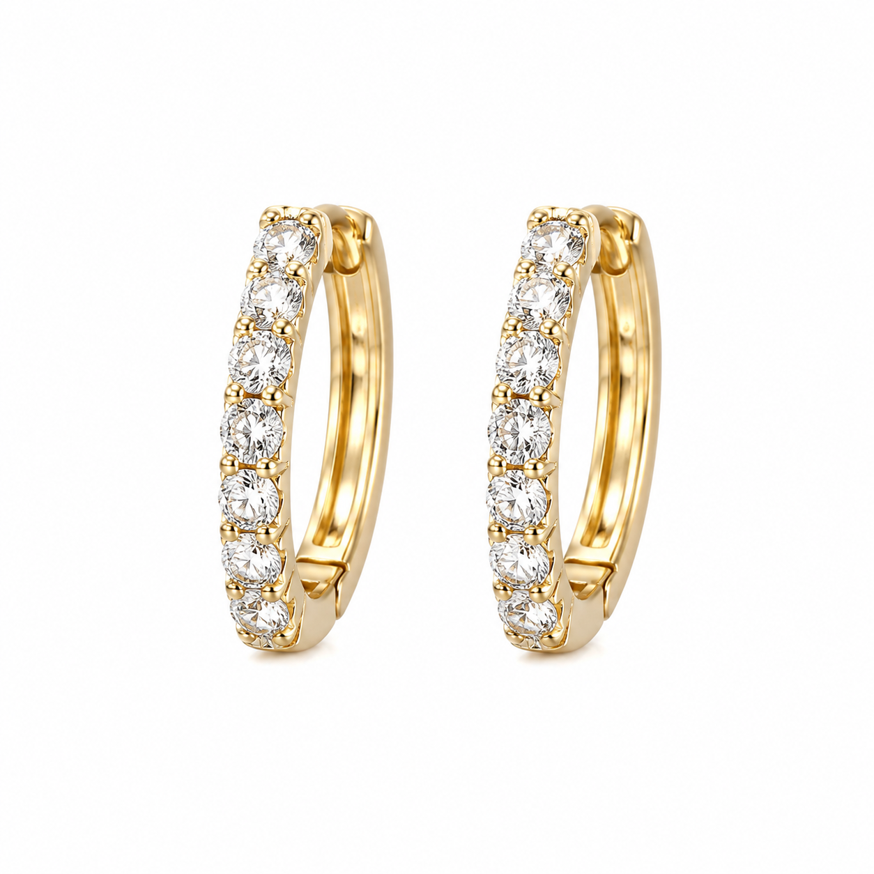 Detroit Crystal Hoops