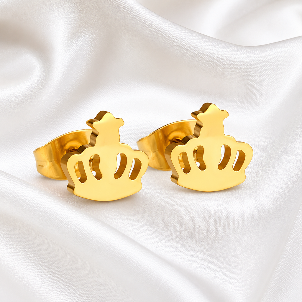 Penelope Royal Crown | Waterproof 18k Gold & Silver