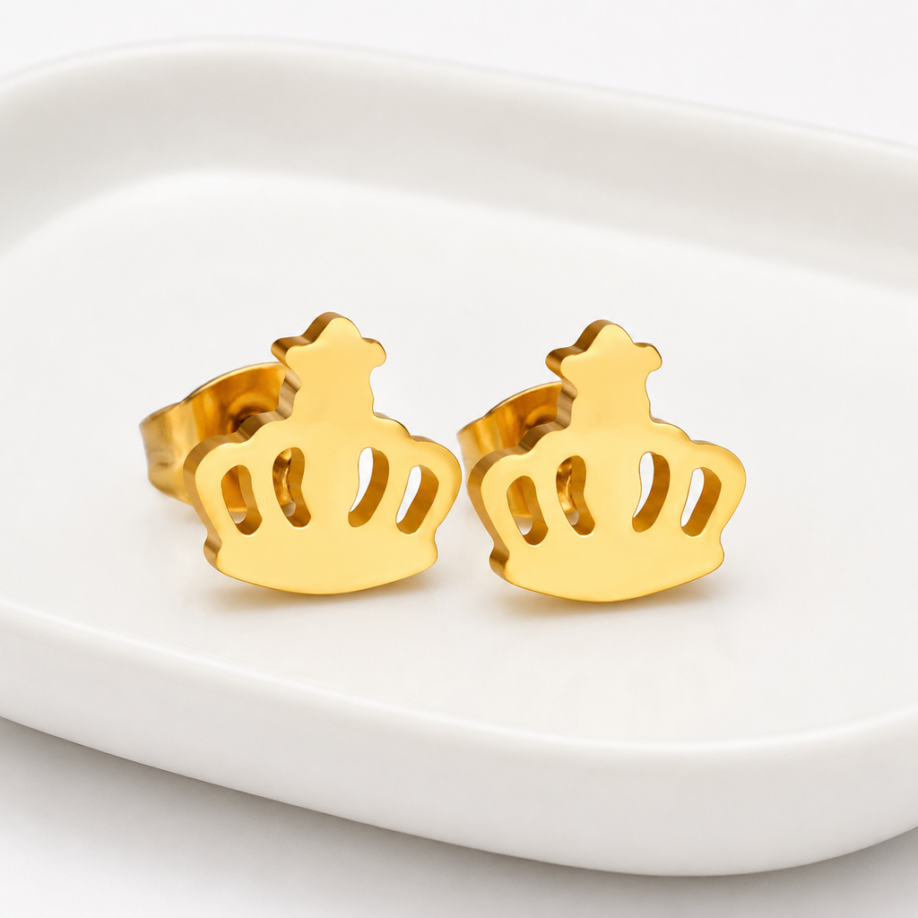 Penelope Royal Crown | Waterproof 18k Gold & Silver