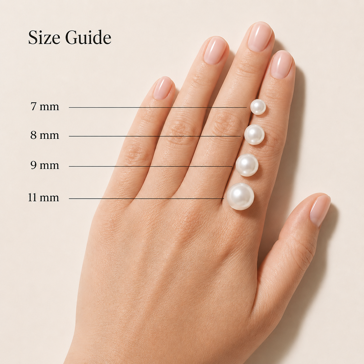 Miami Sterling Silver AAA Freshwater Pearl Studs- 8MM