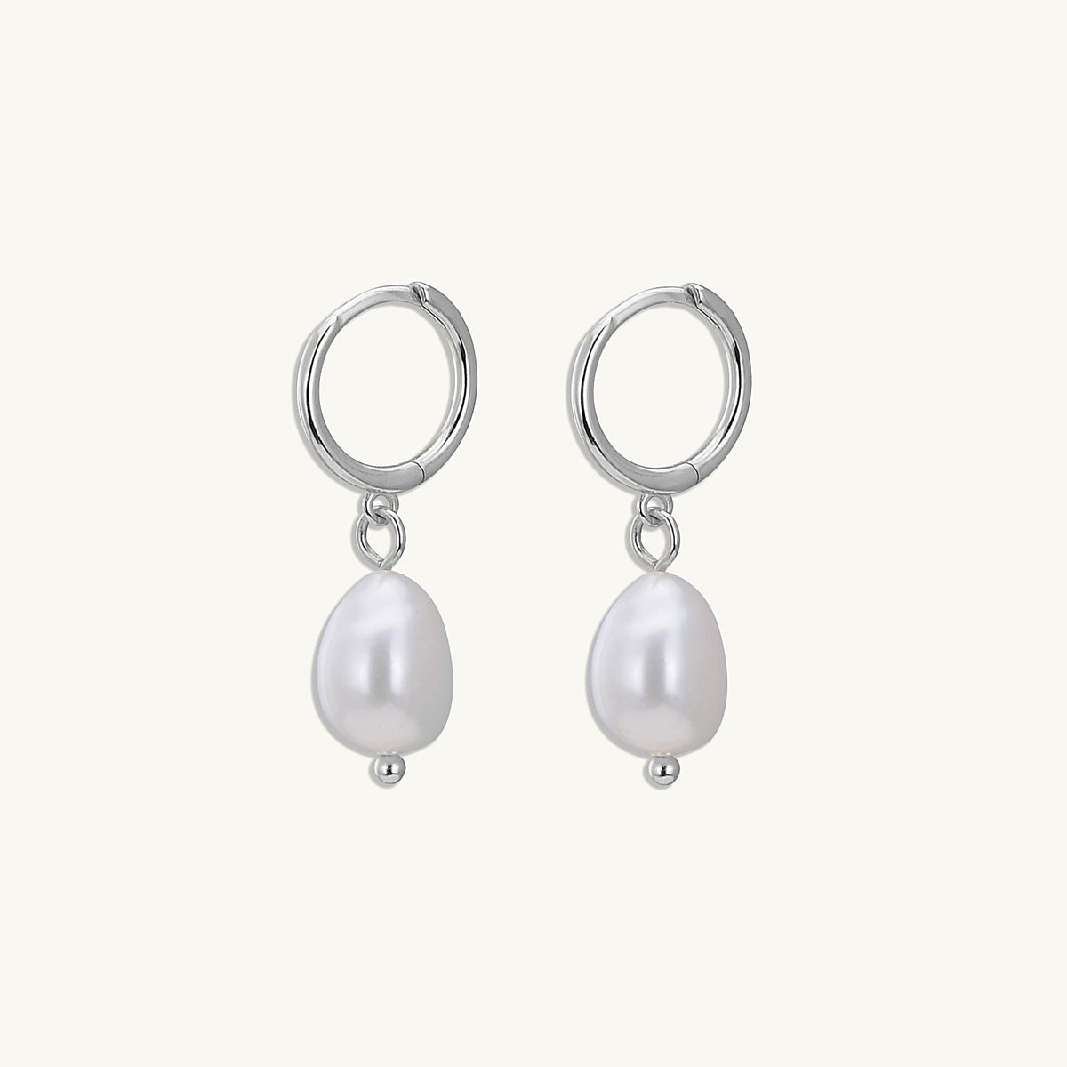 Veera Baroque Pearl Drop Hoops