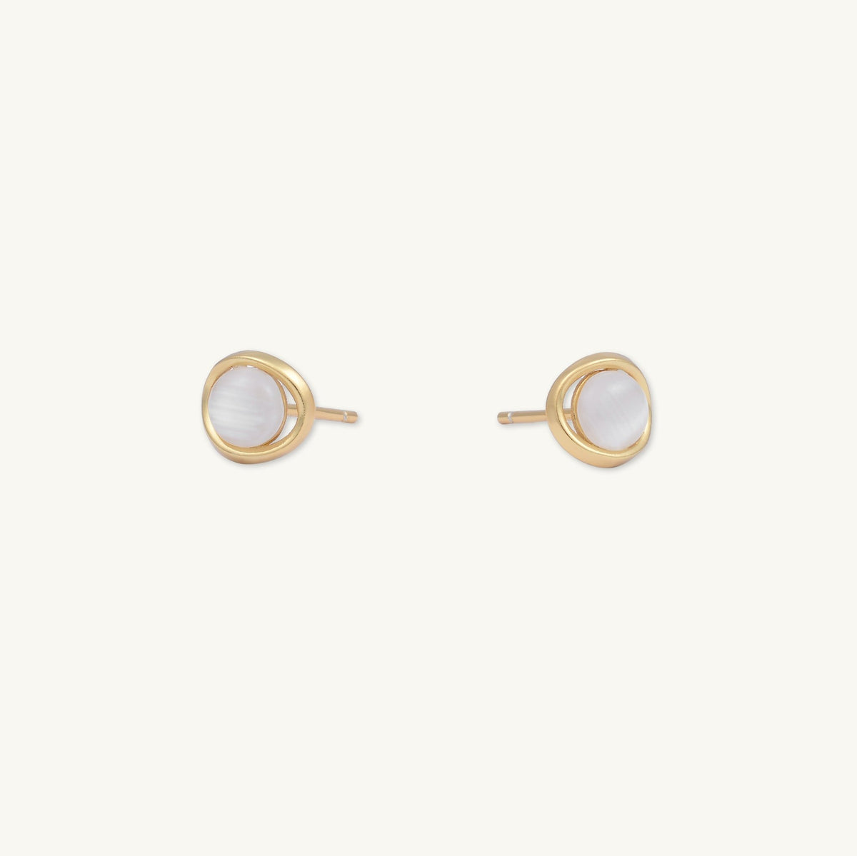 Jaiya Moonstone Studs Earrings