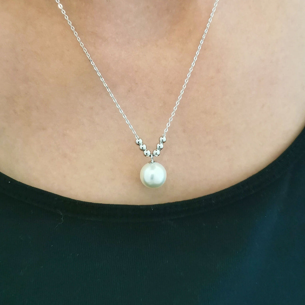 Kiara Pearl Necklace - Sterling Silver