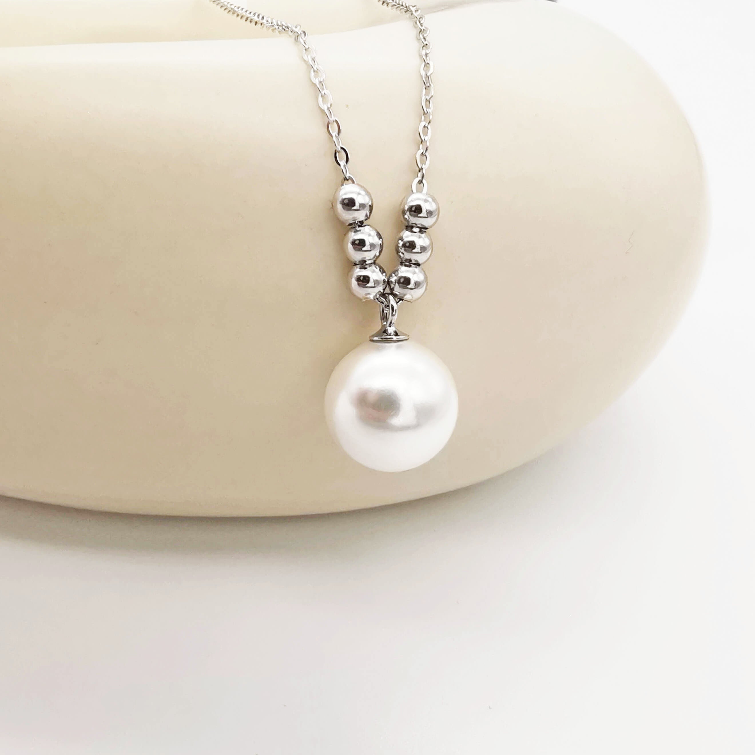Kiara Pearl Necklace - Sterling Silver