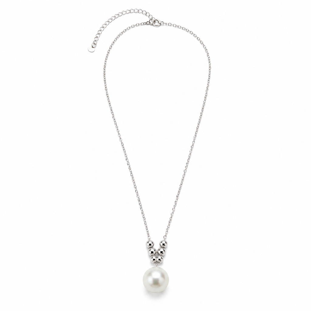Kiara Pearl Necklace - Sterling Silver