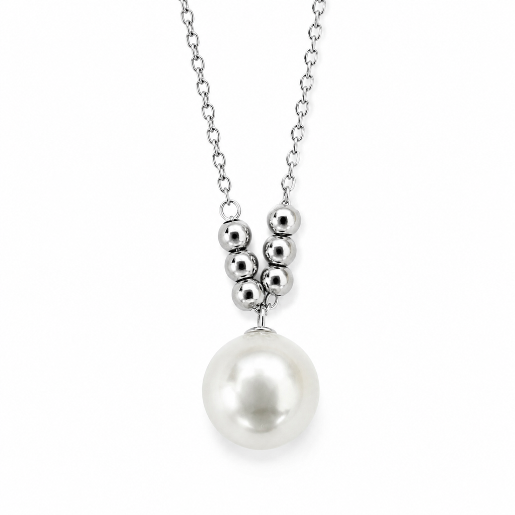 Kiara Pearl Necklace - Sterling Silver
