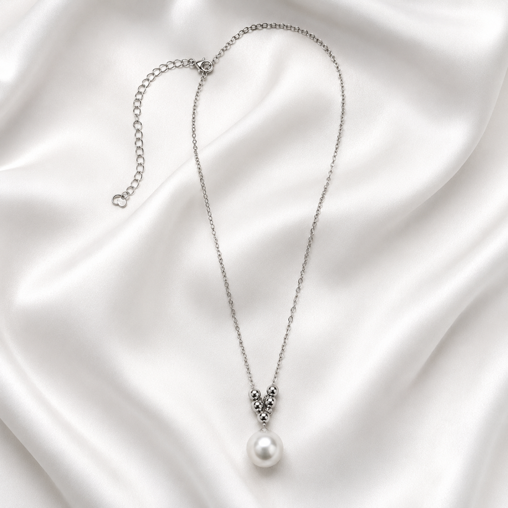 Kiara Pearl Necklace - Sterling Silver