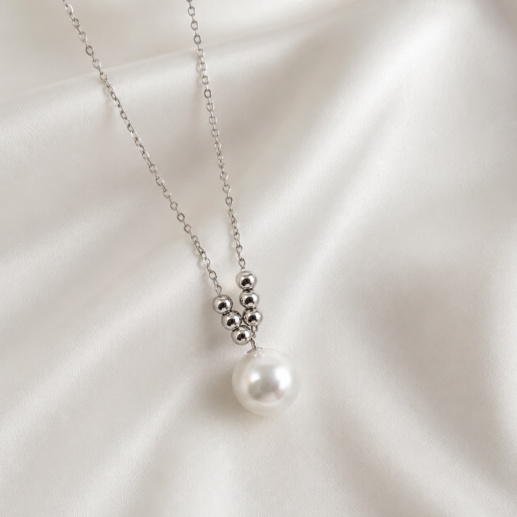 Kiara Pearl Necklace - Sterling Silver