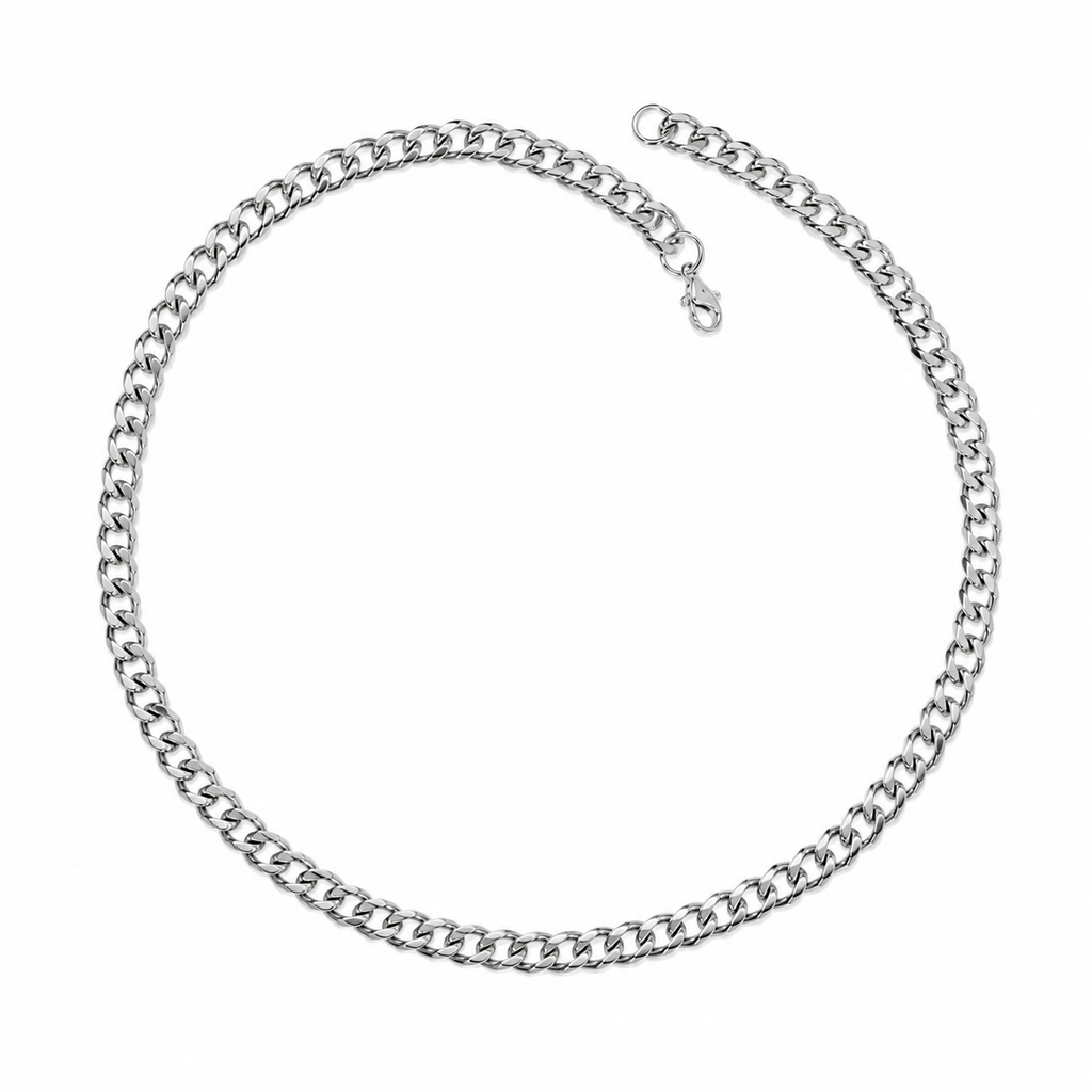 Boss Cuban Link Chain Necklace | Waterproof 18k Gold & Silver