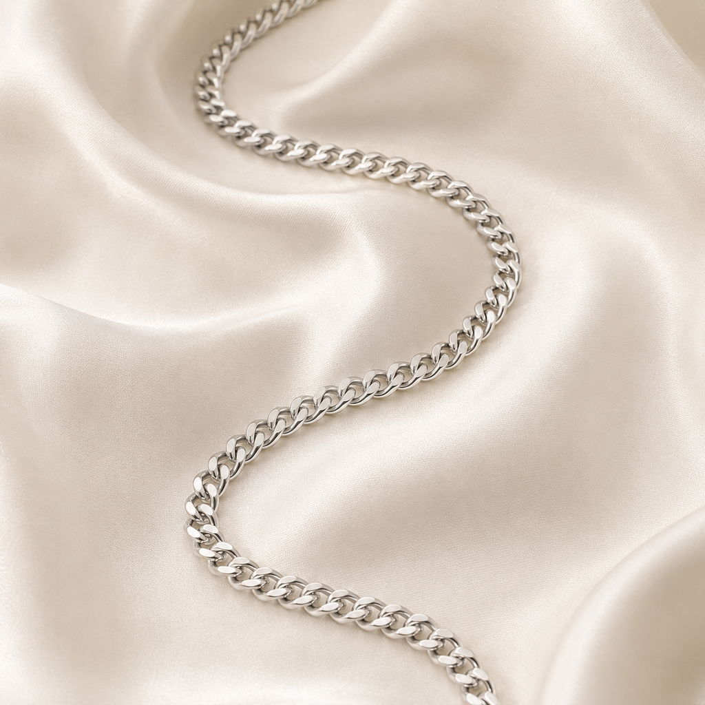 Boss Cuban Link Chain Necklace | Waterproof 18k Gold & Silver