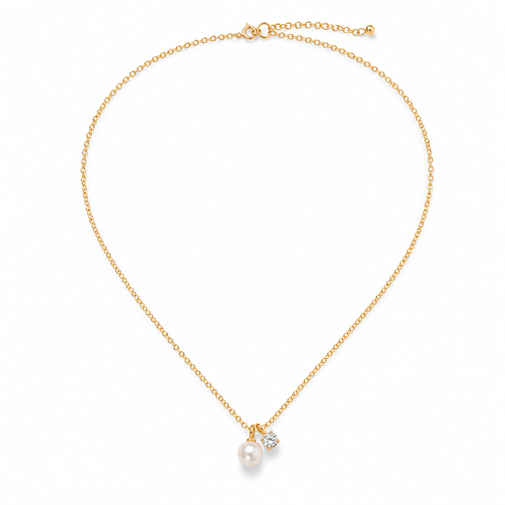 Carol Pearl Pendant Necklace