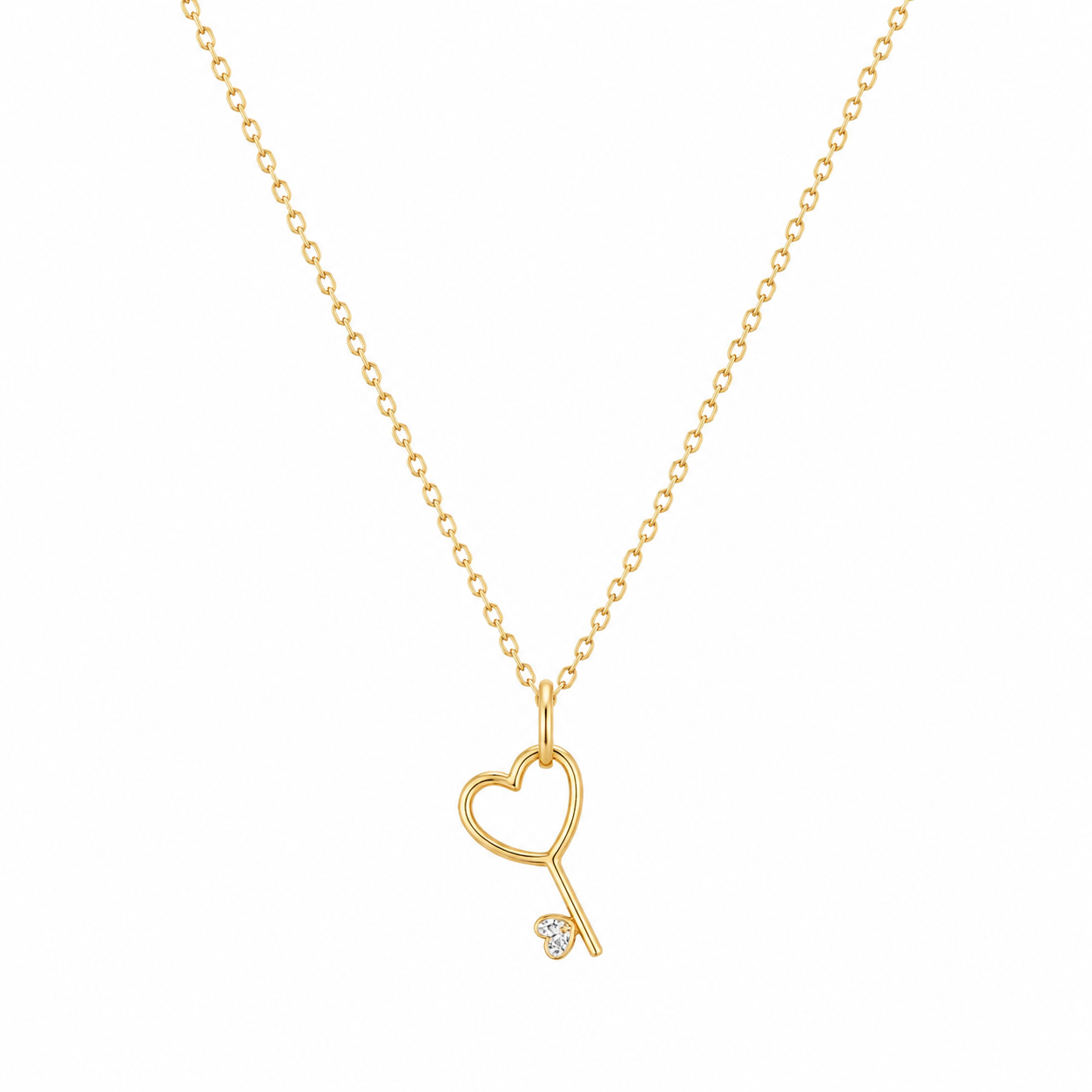 Glow Key to Heart	Necklace