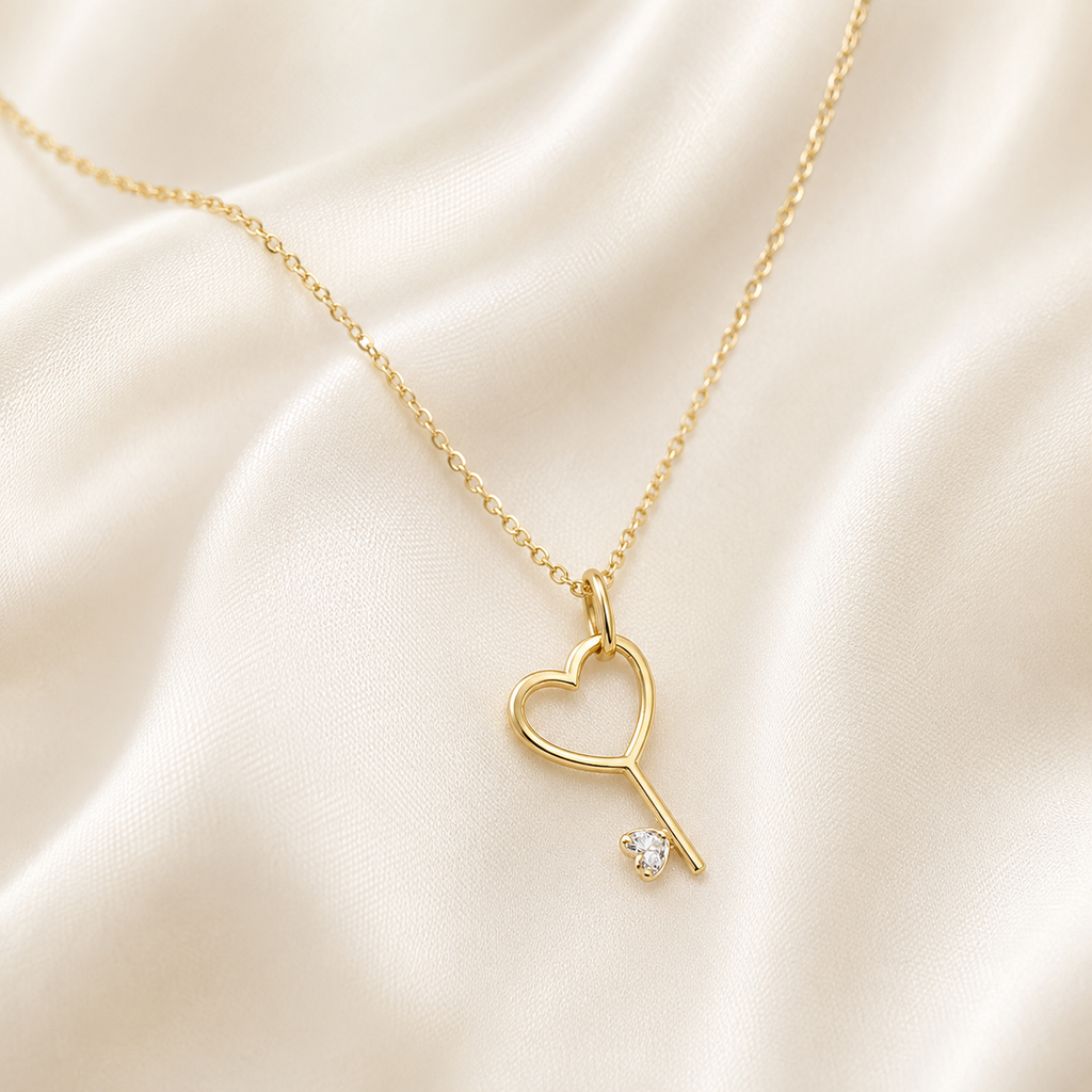 Glow Key to Heart	Necklace