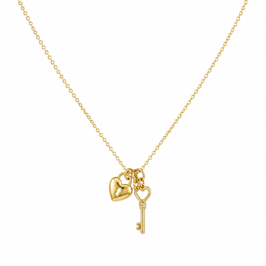 Halom Lock & Key Necklace