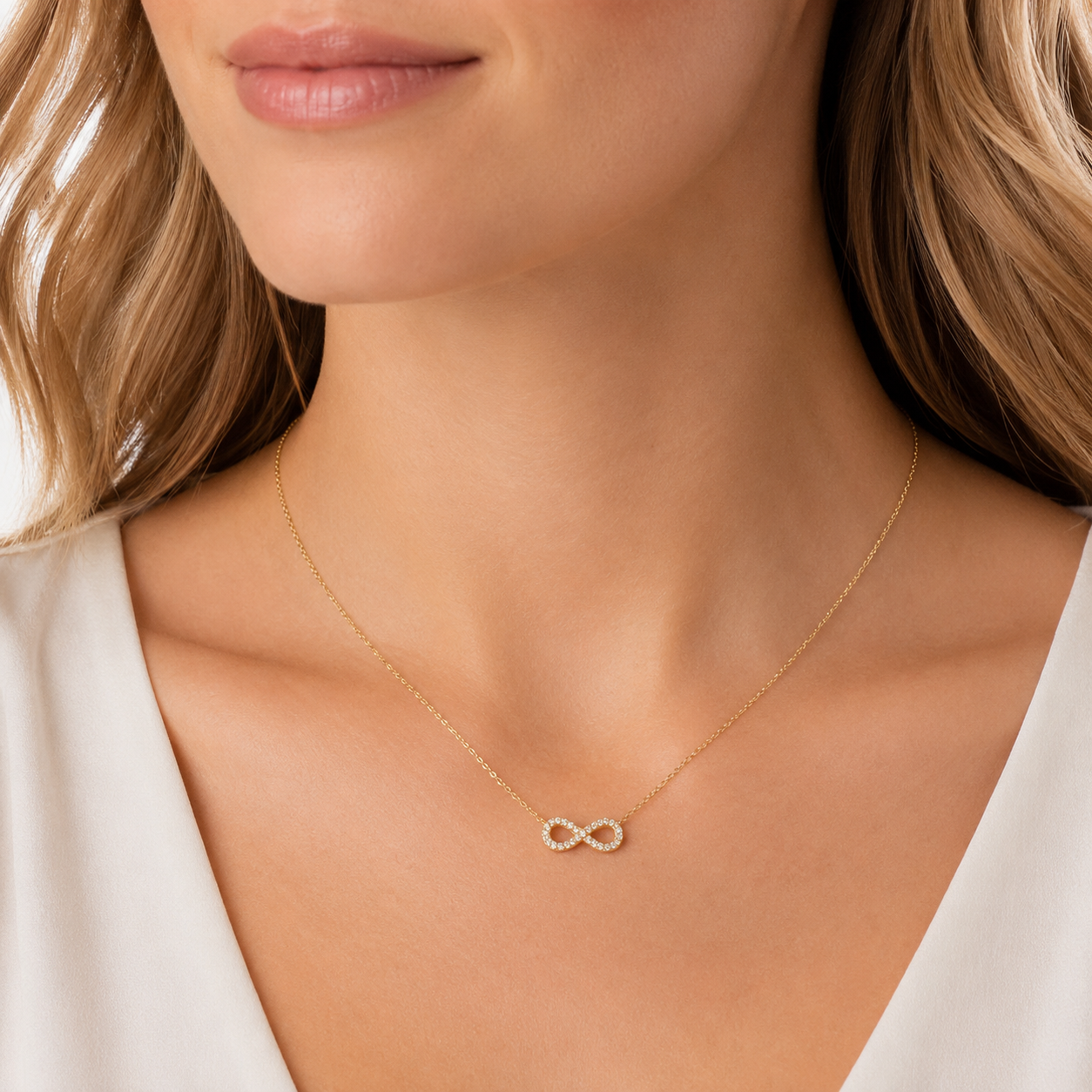 Kenner Gold Infinity Necklace
