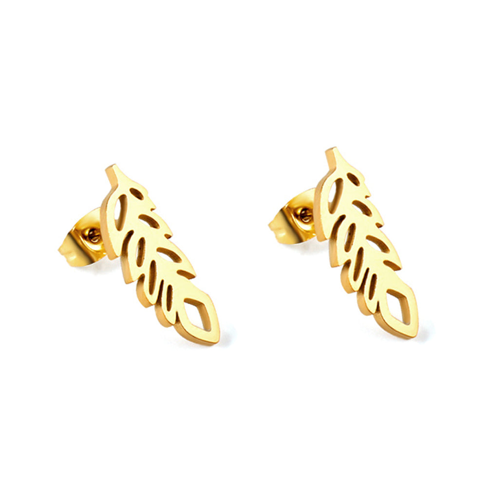 Lysander Necklace 50cm & Earrings Gold Set- Buy Set or Individually