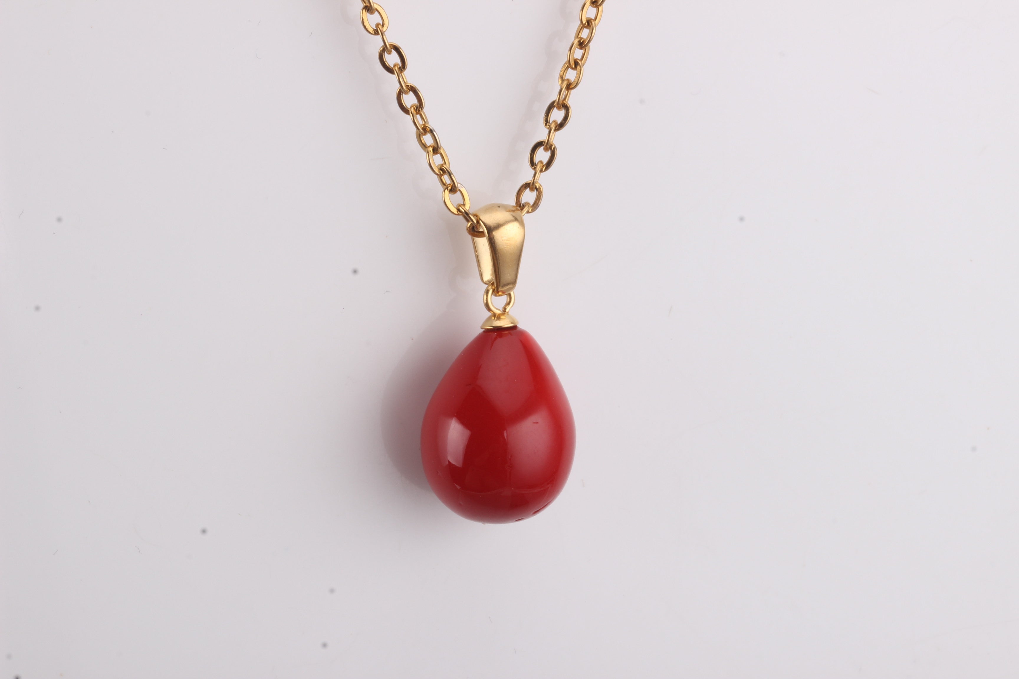 Belle Red Pearl Drop Set | Buy Set or Individual