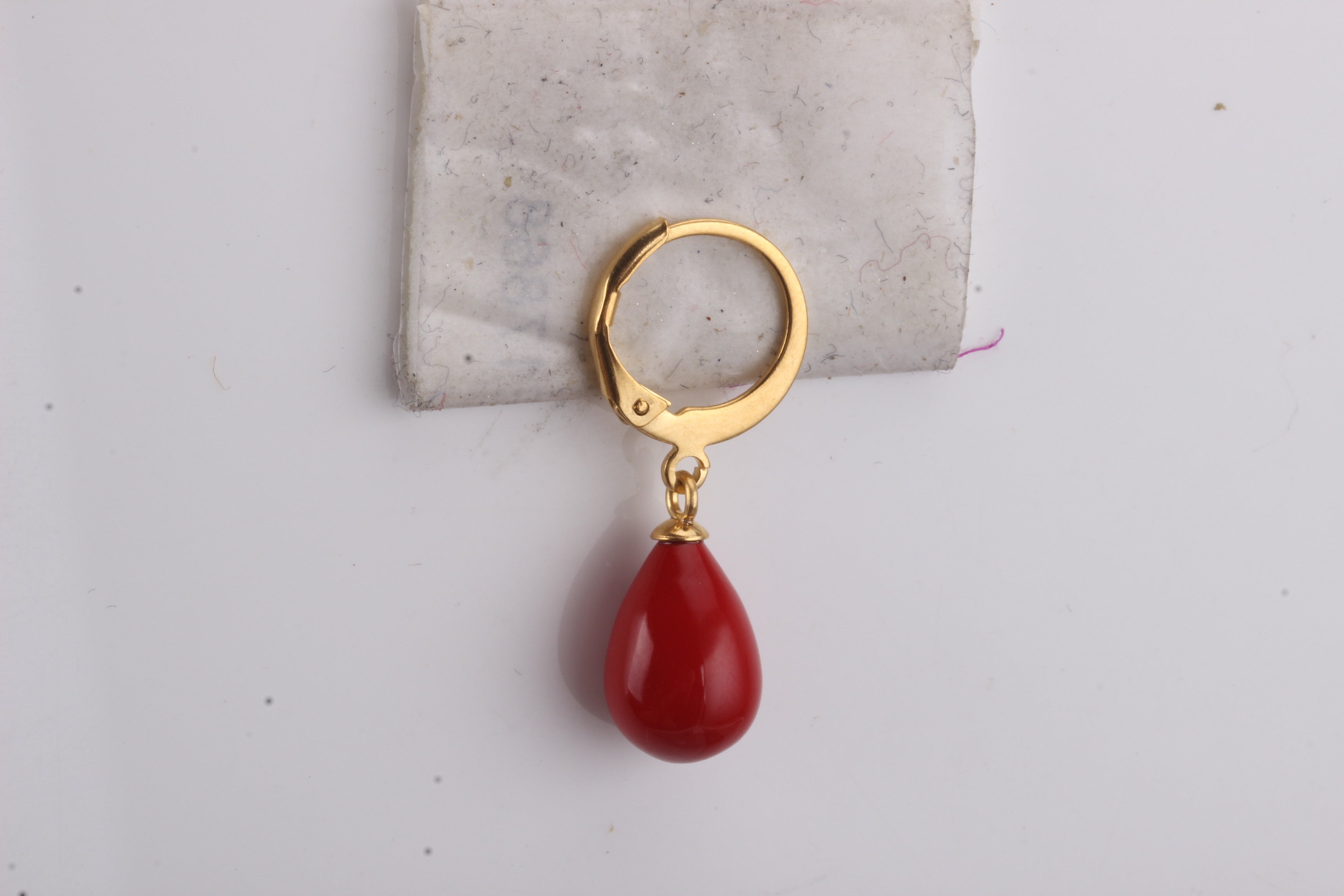 Belle Red Pearl Drop Set | Buy Set or Individual