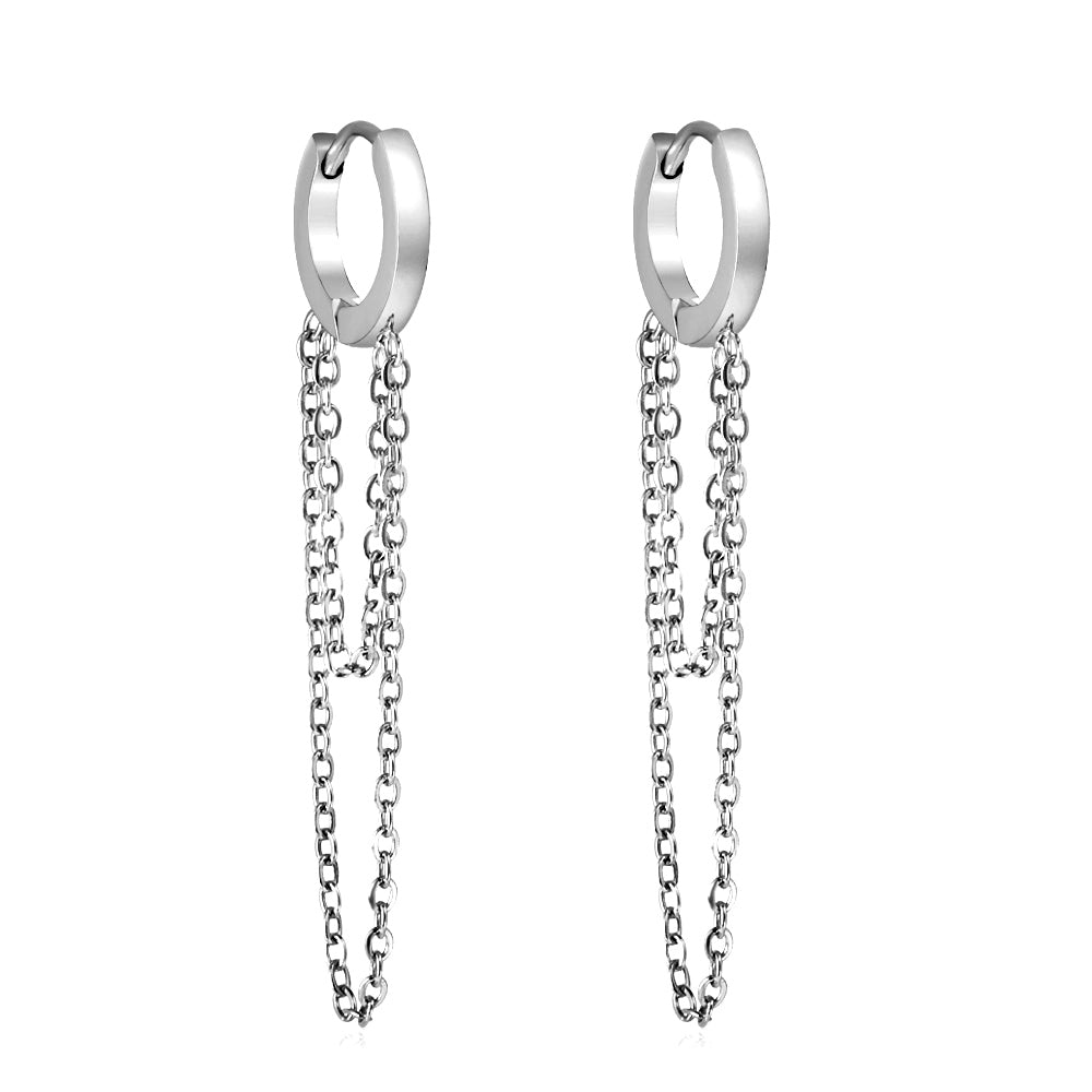 Cassandra Hanging Chains Hoops