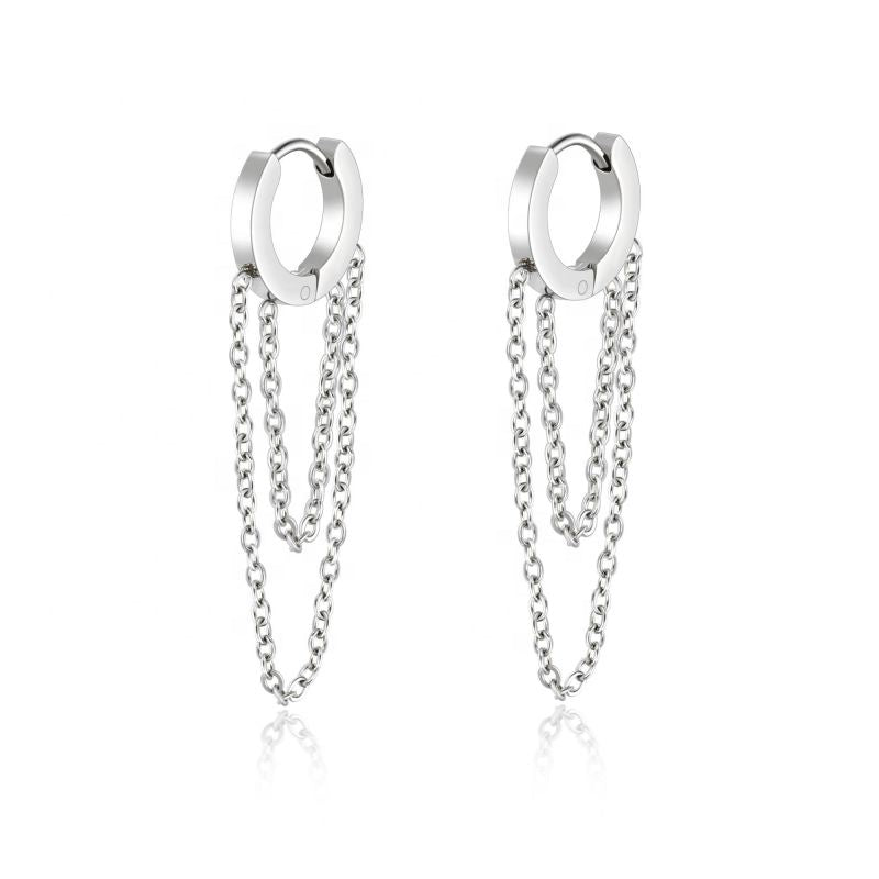 Cassandra Hanging Chains Hoops