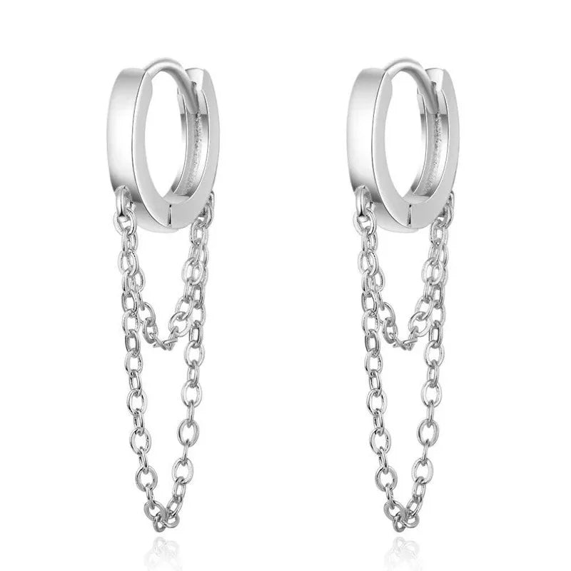 Cassandra Hanging Chains Hoops