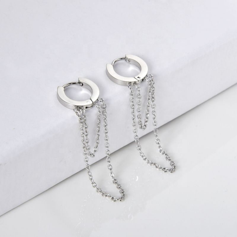 Cassandra Hanging Chains Hoops