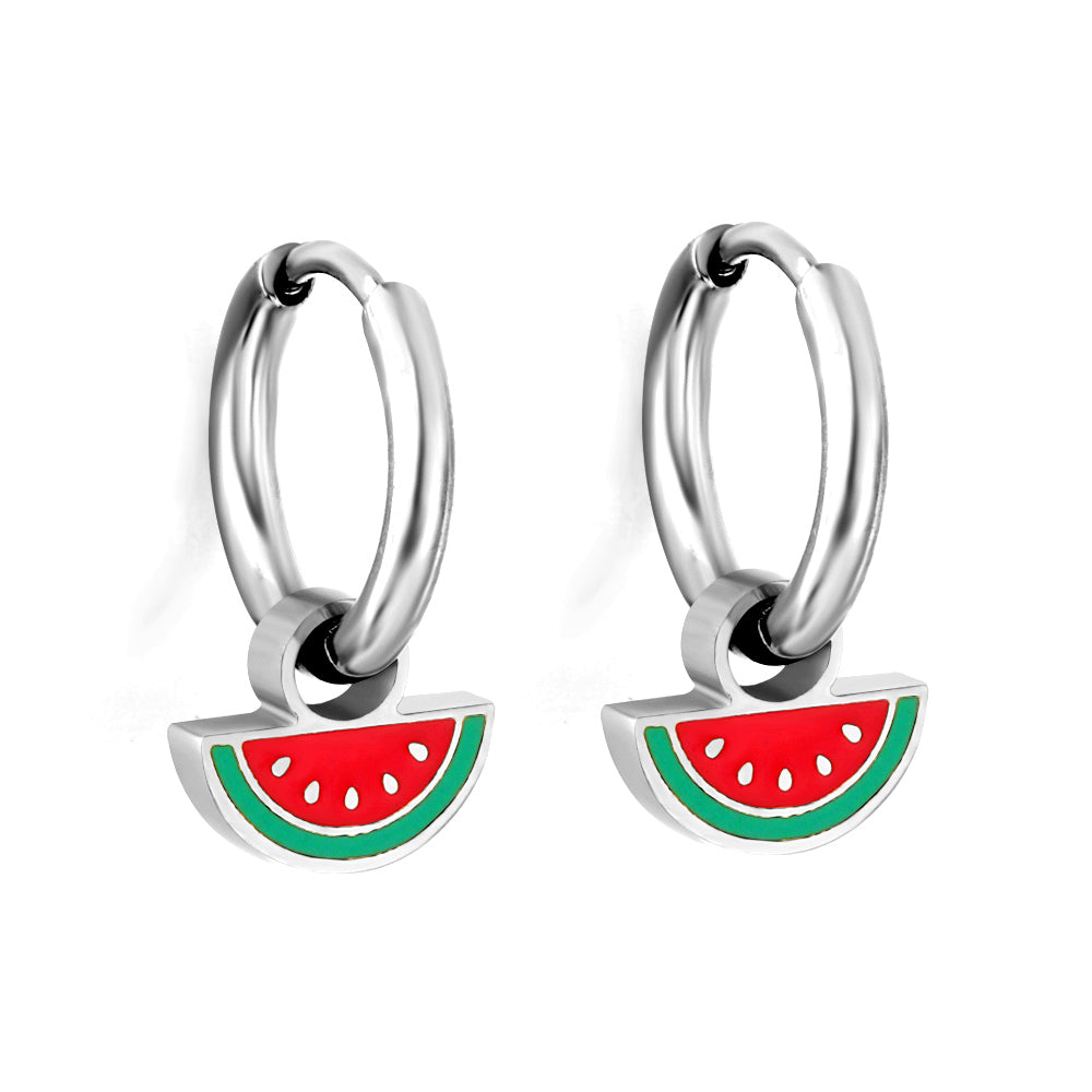 Luana Huggie Hoops -Silver