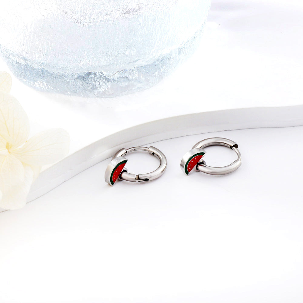 Luana Huggie Hoops -Silver