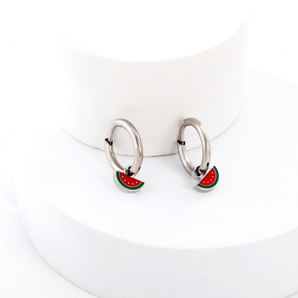 Luana Huggie Hoops -Silver