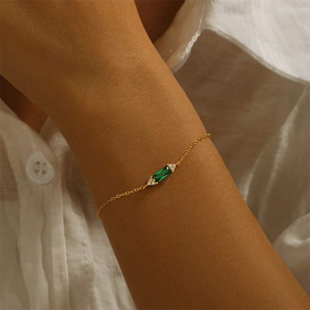 Pearl Emerald Green Bracelet