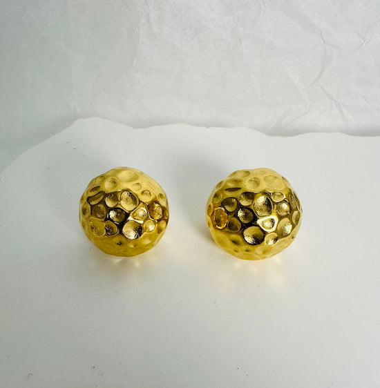 Serene Chunky Studs | Waterproof 18K Gold
