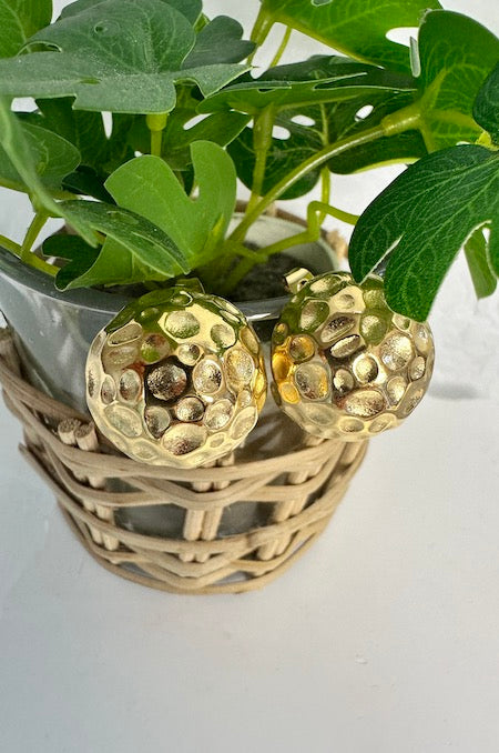 Serene Chunky Studs | Waterproof 18K Gold