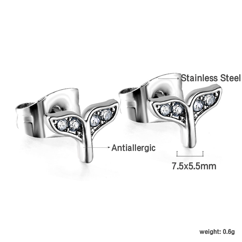 Athena Fishtail Studs