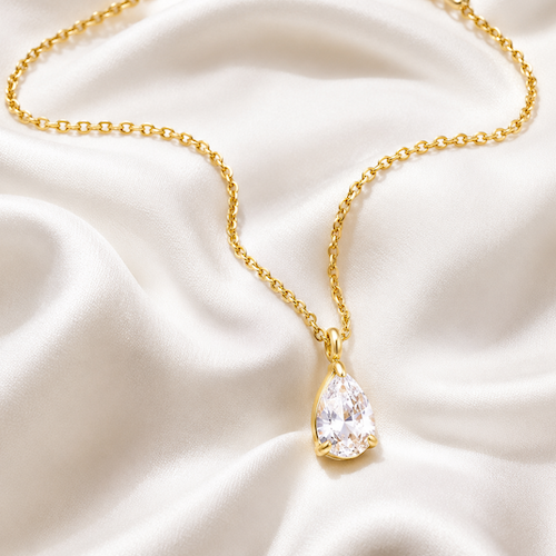 Kaitlyn Teardrop Brilliant Solitaire Set| Buy Set or Individual