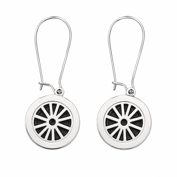 Letícia Chakra Wheel Hoops | Waterproof Waterproof 18k Gold & Silver