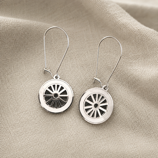 Letícia Chakra Wheel Hoops | Waterproof Waterproof 18k Gold & Silver