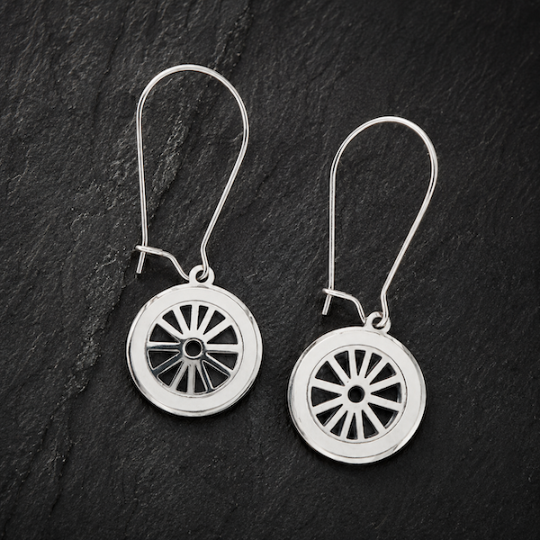 Letícia Chakra Wheel Hoops | Waterproof Waterproof 18k Gold & Silver