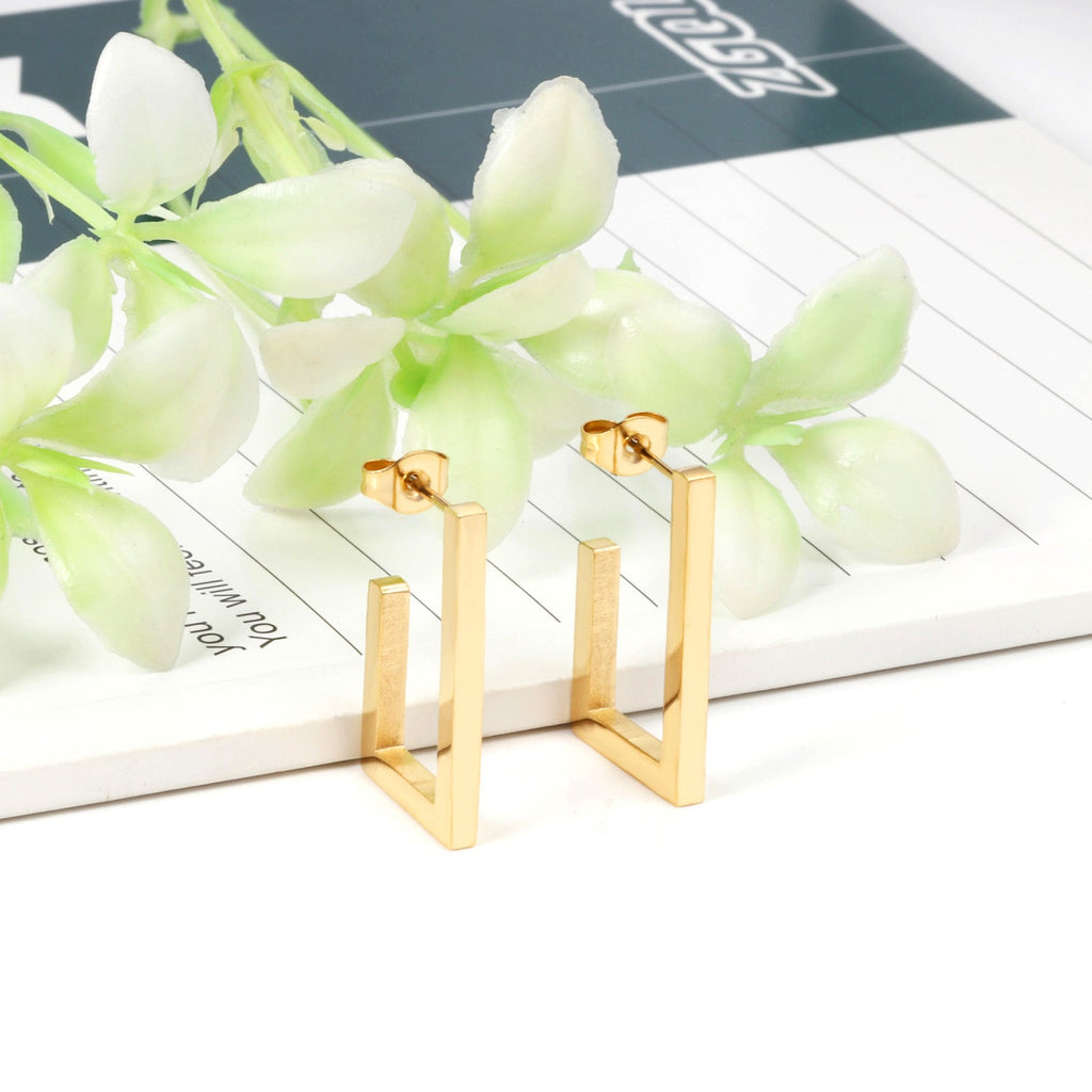 Júlia Plain U-Shape Hoops