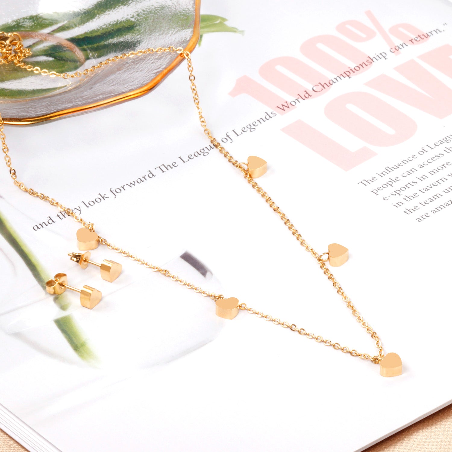 Xena Dainty Heart Station Set | Buy Set or Individual