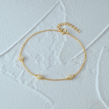 Provo Three Crystals Bracelet