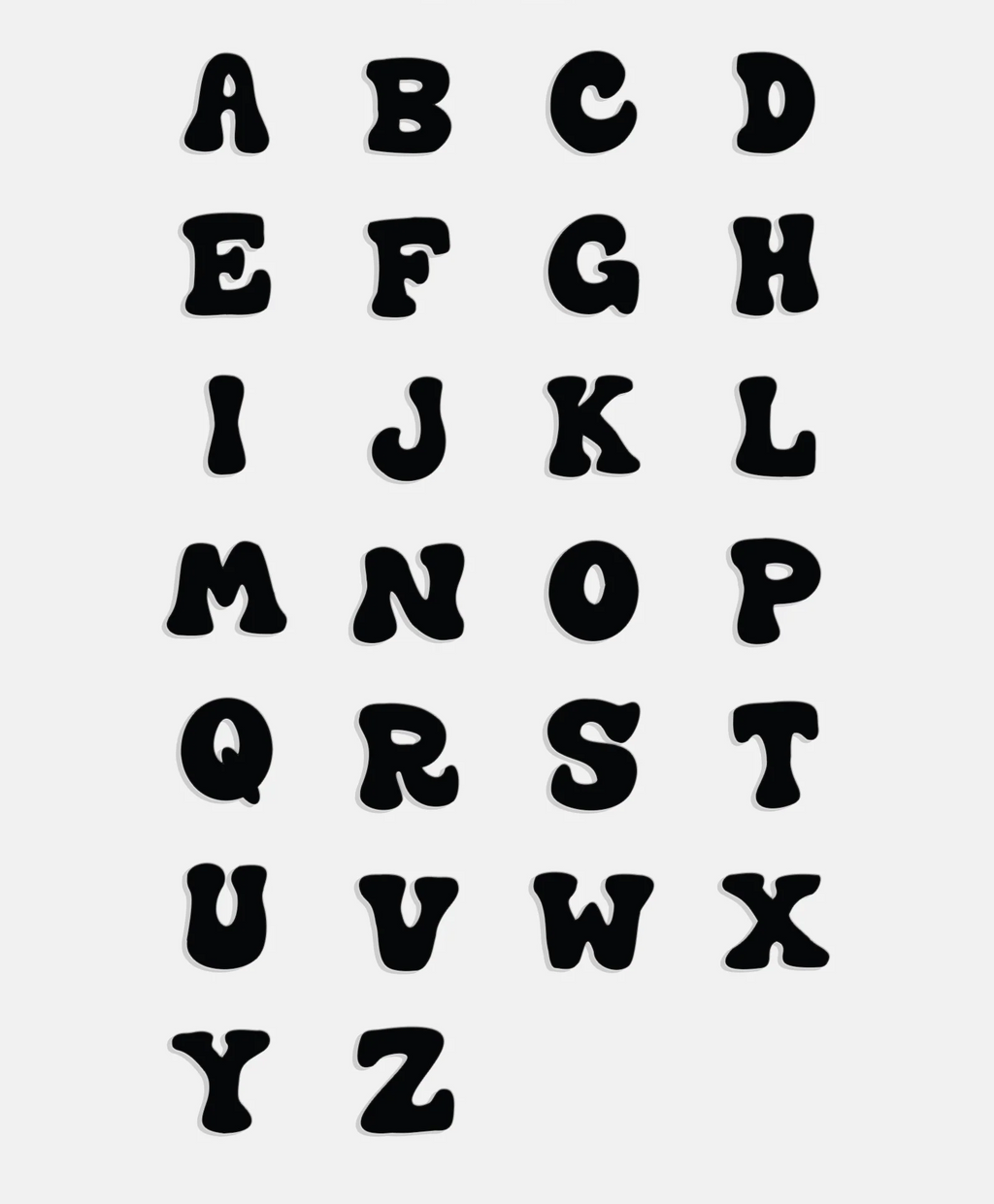 18K Gold Plated Custom Bubble Nameplate Slider Necklace- Personalized Elegance