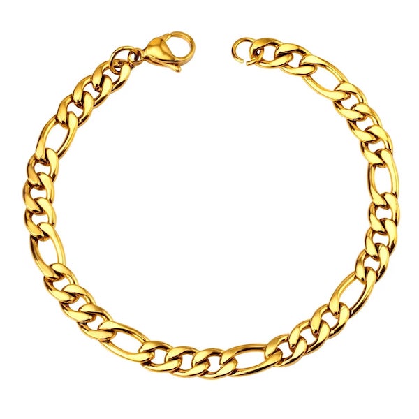 Nikolas Figaro Bracelet | Waterproof 18k Gold & Silver