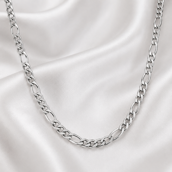 Nikolas Figaro Necklace | Waterproof Silver