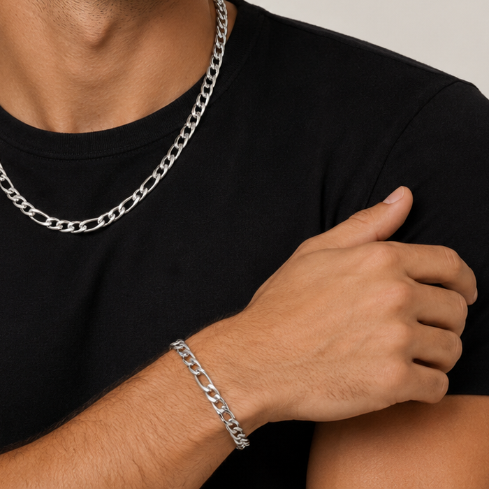 Nikolas Figaro Bracelet | Waterproof 18k Gold & Silver
