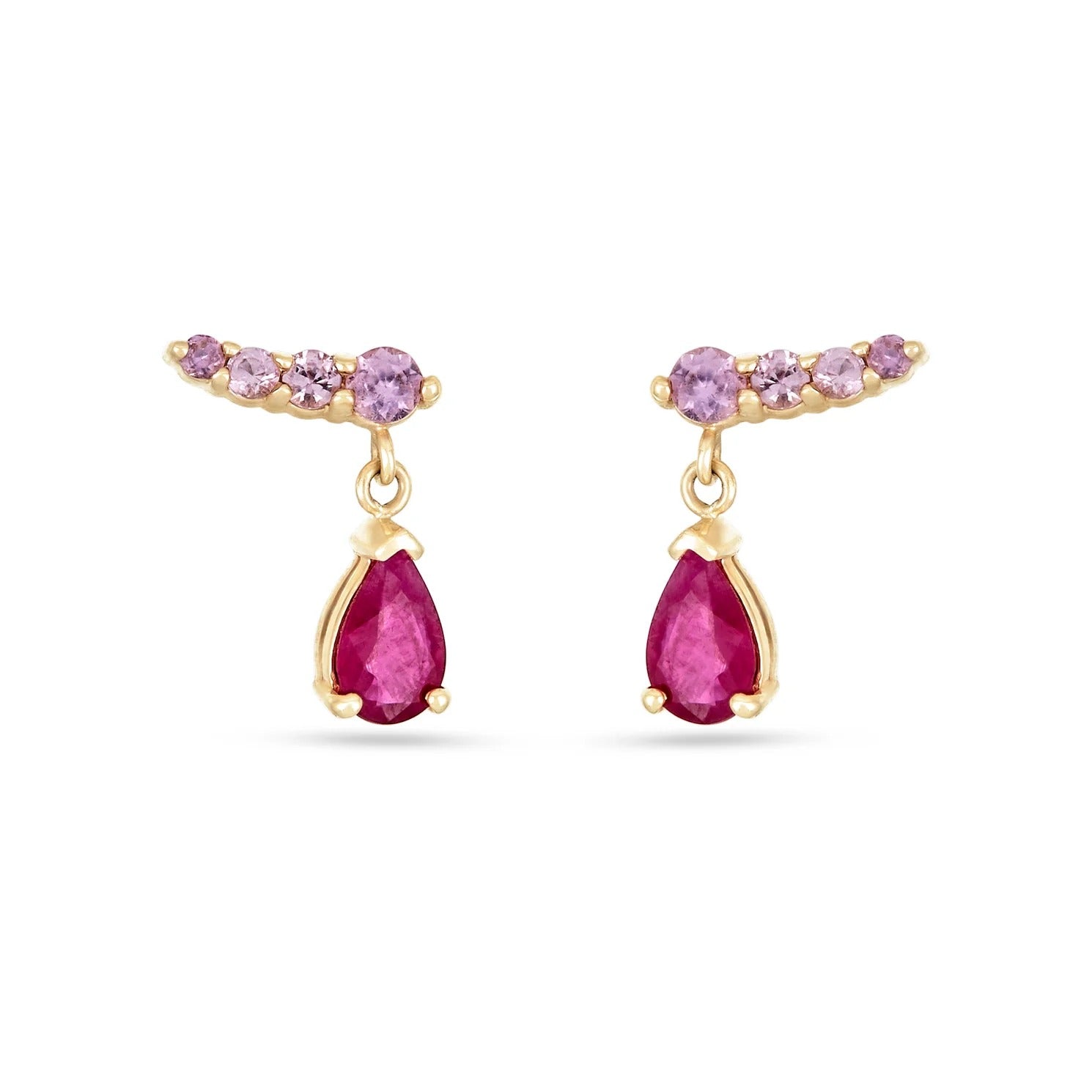 Lyra Deep Rose Studs Earring